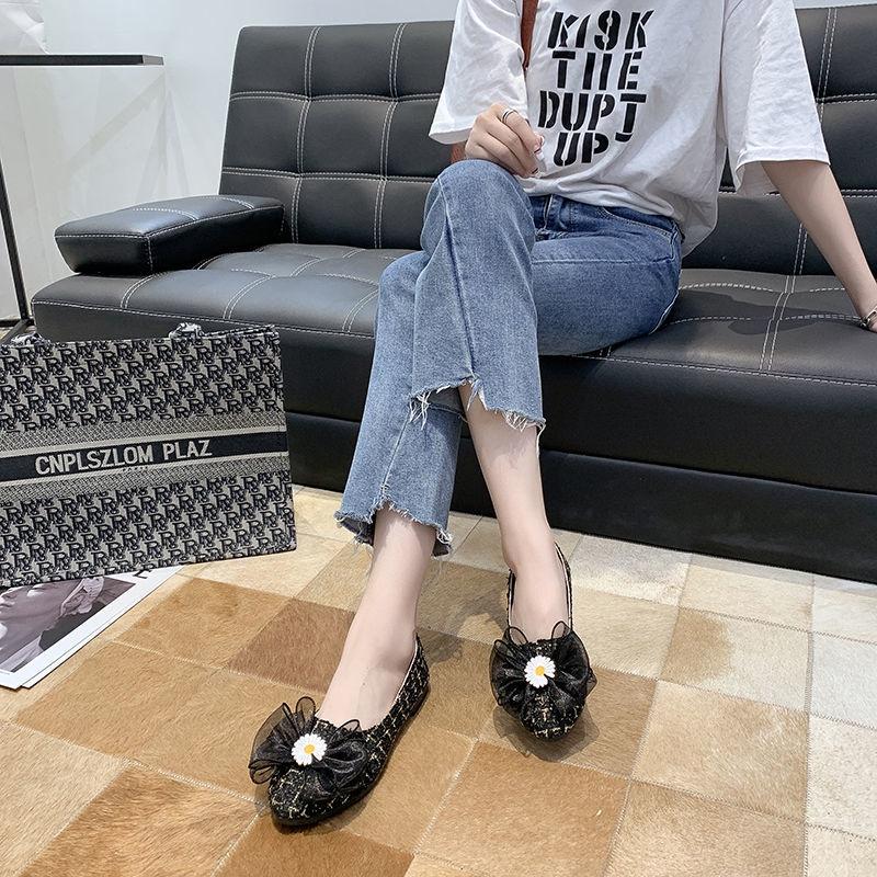 Giày Búp Bê Đế Bằng Thiết Kế Đơn Giản Thời Trang Cao Cấp Cho Nữ