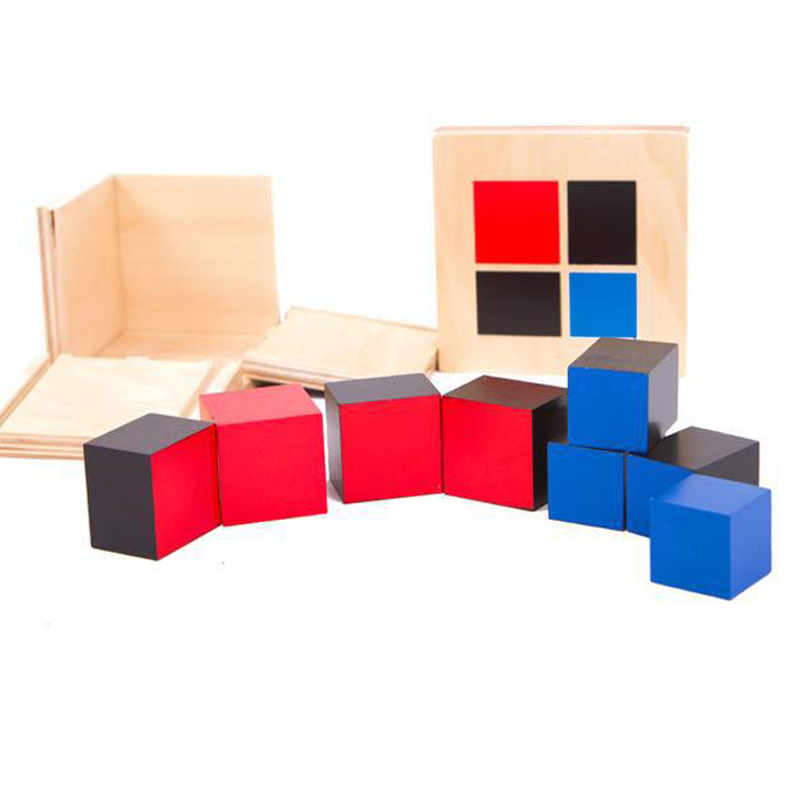 Hộp nhị thức Binomial Cube Giáo cụ Montessori