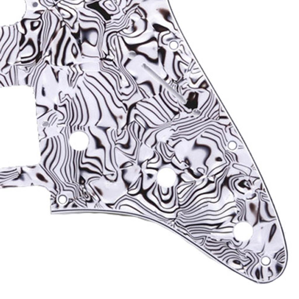 Guitar Pick Guard 3-Ply SSH Scratch Plate Replacement for Strat ST SQ Stratocaster Electric Guitar