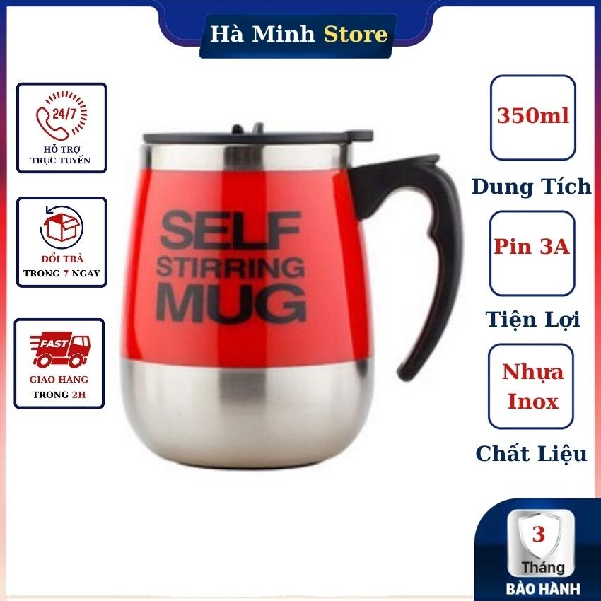 Cốc Cafe Tự Khuấy, Giữ Nhiệt, Giúp Đánh Tan Đường Sữa Các Loại Đồ Uống Tự Động Nhanh Chóng Tiện Lợi - Gia Dụng Hà Minh
