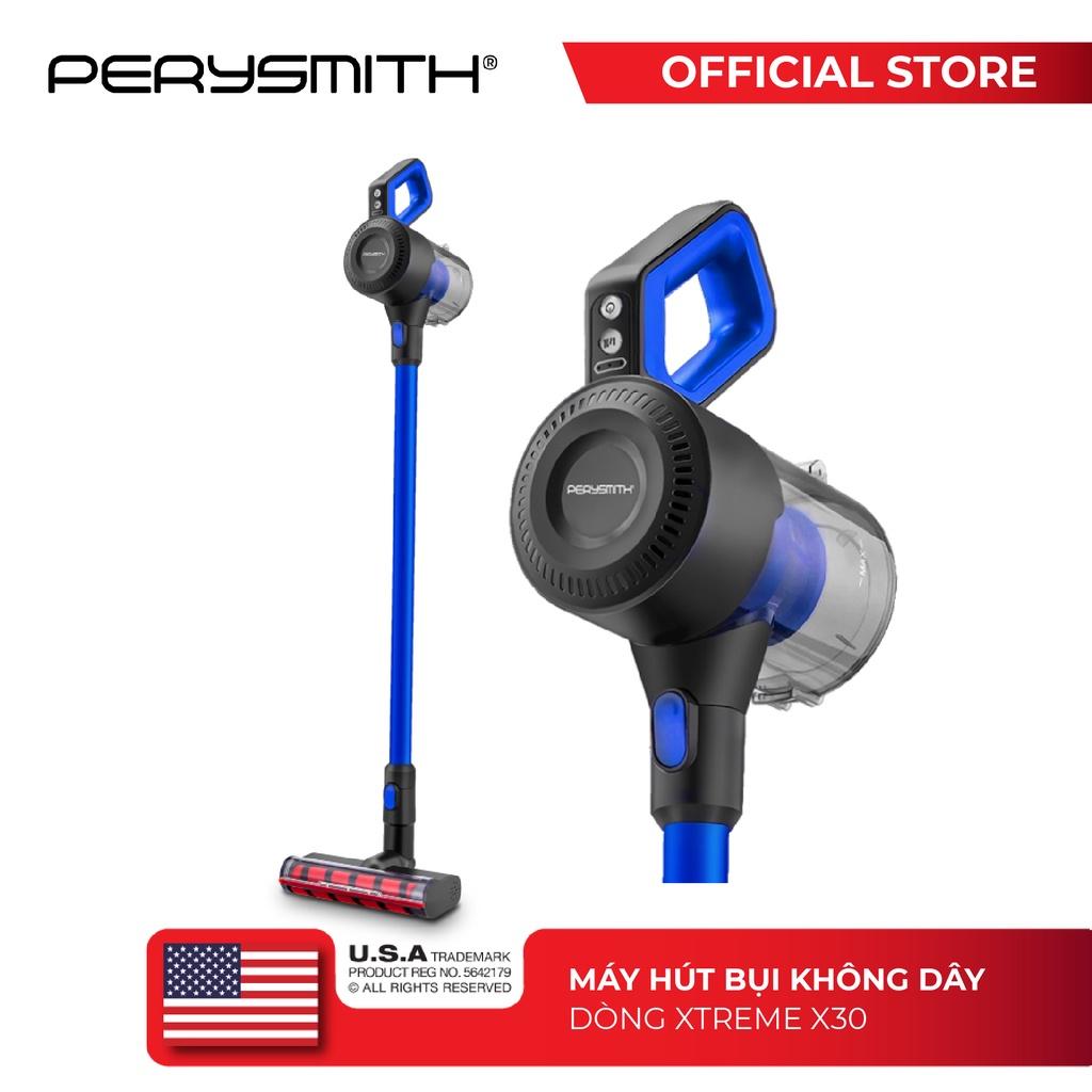 Máy hút bụi cầm tay không dây PerySmith Xtreme X30 lực hút 19000PA - Hàng chính hãng