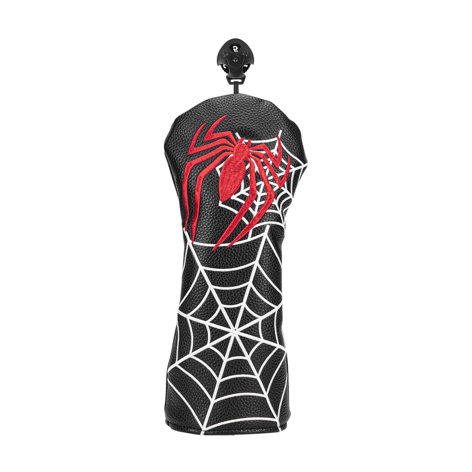 2x PU Leather golf Cover  Headcover Guard Sleeve Fleece