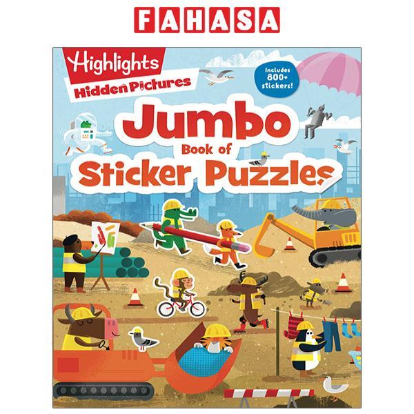 Jumbo Book Of Sticker Puzzles