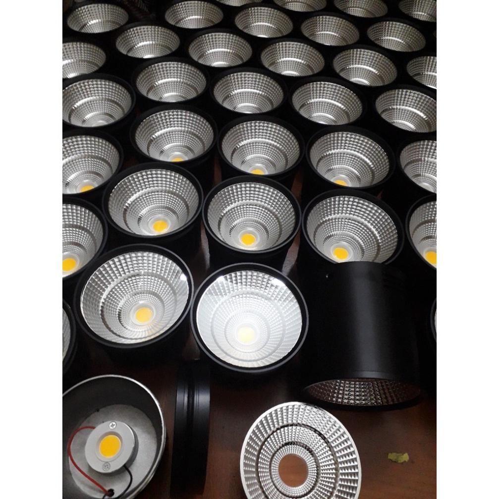 Đèn ống bơ CS 12W - Đèn downlight lắp nổi CS 12W - Chip Led COB tiết kiệm điện mặt trong