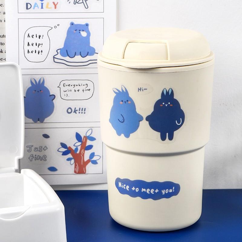 Bộ miếng sticker nhãn dán cánh cụt koala gấu bắc cực trang trí hãng PAPERMORE ST79