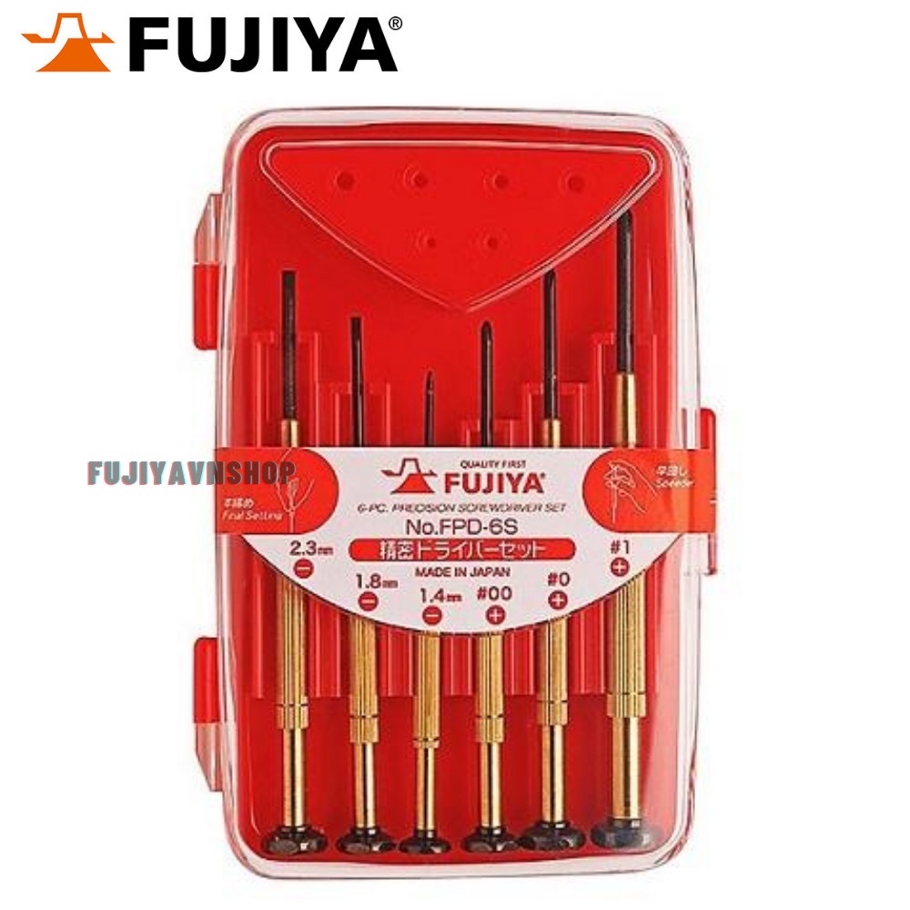 Bộ tua vít chính xác Fujiya FPD-6S sữa chữa đồng hồ, thiết bị điện tử nhỏ