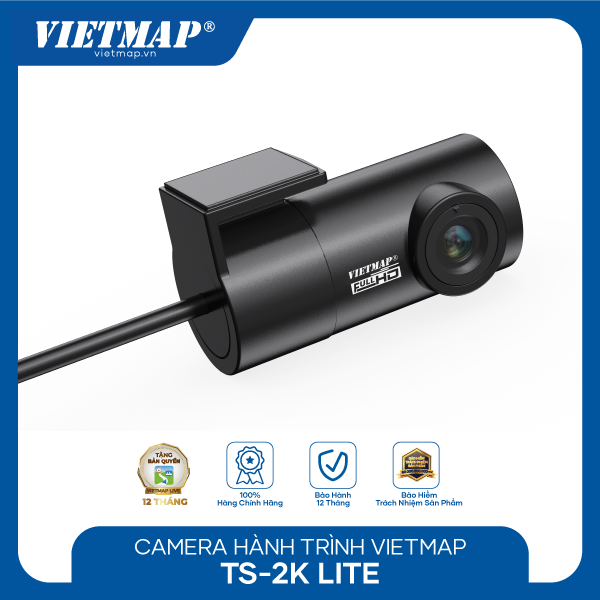 Camera hành trình VIETMAP TS-2K Lite - Ghi hình phía trước và sau - Hàng chính hãng