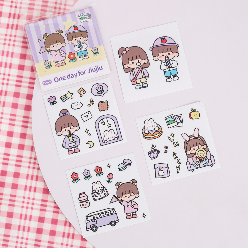 Sticker Cute, Hình Dán Dễ Thương Trang Trí - S01