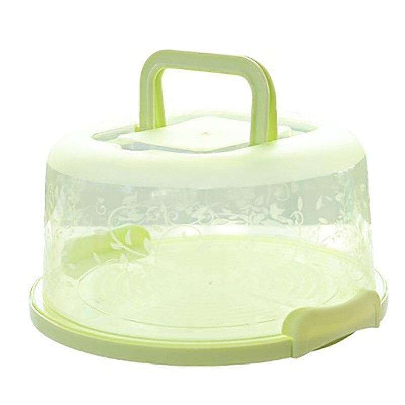 Round Cake Container Dessert Container Cover Case Cupcake Carrier Server Storage Box Tray Kitchen Tools