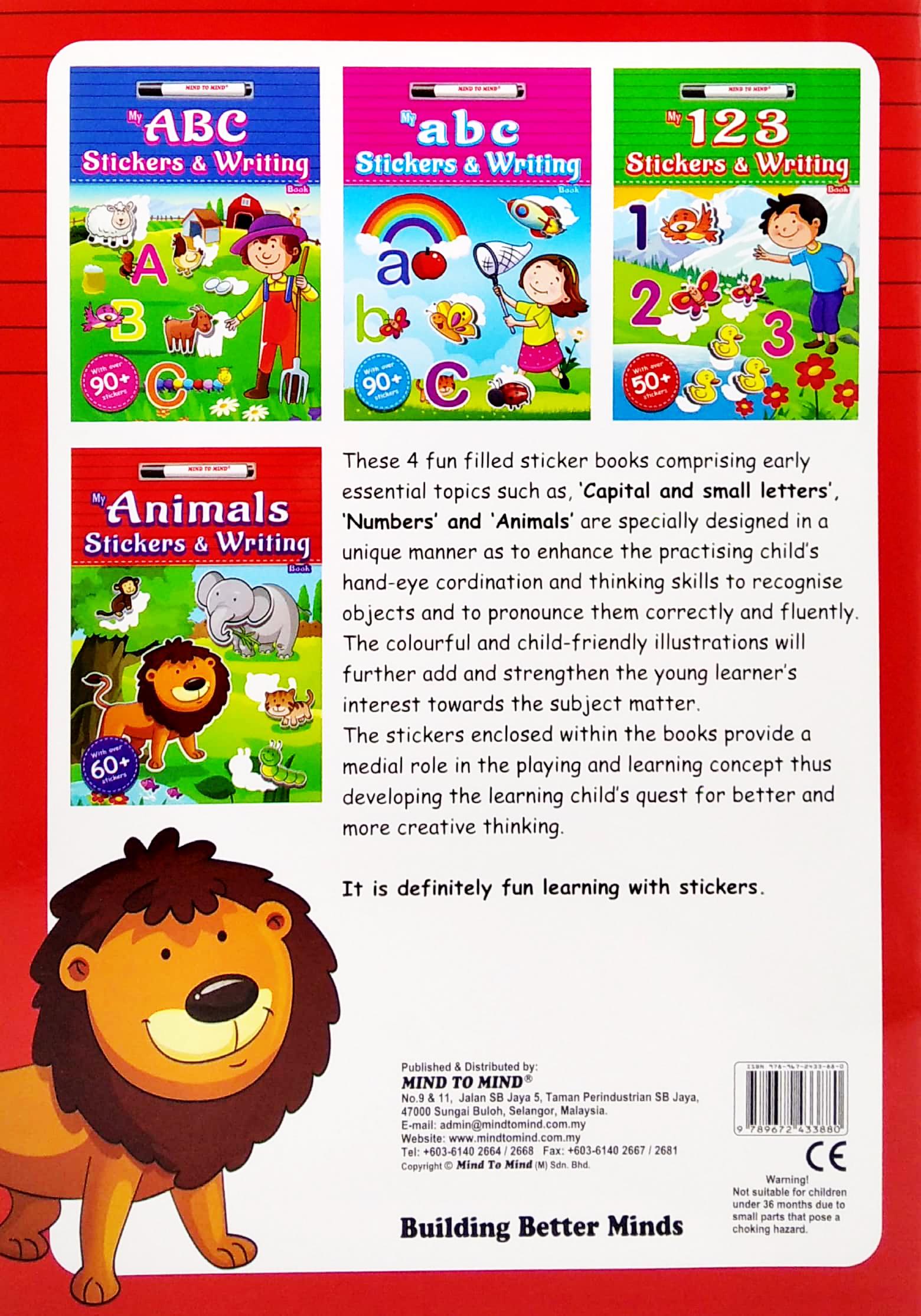 My Animals Stickers &amp; Writing Book
