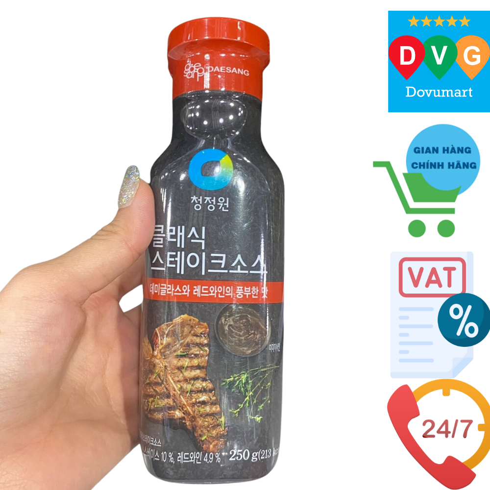 Sốt Bít Tết Cổ Điển Daesang Hàn Quốc Chai 250G / 대상) 뉴욕 클래식 스테이크소스 250G