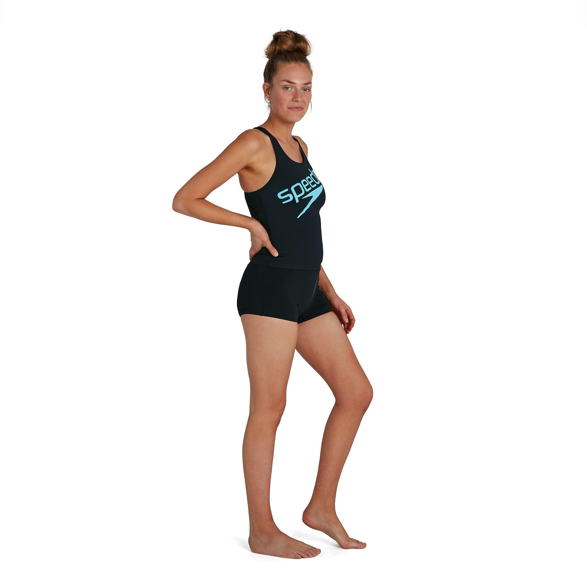 Đồ bơi hai mảnh nữ Speedo Boom Logo Plmt Tankini Af - 8-12326F888