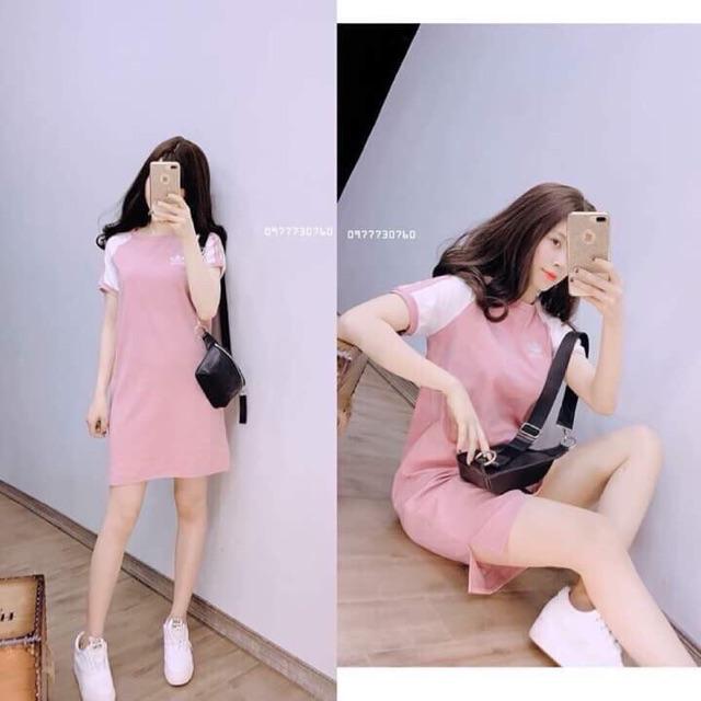 VÁY NƯ FORM RỌNG PHỐI SỌC
