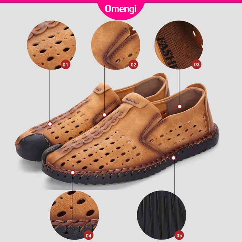 Giày Lười Da Mềm Thời Trang Cho Nam 2020