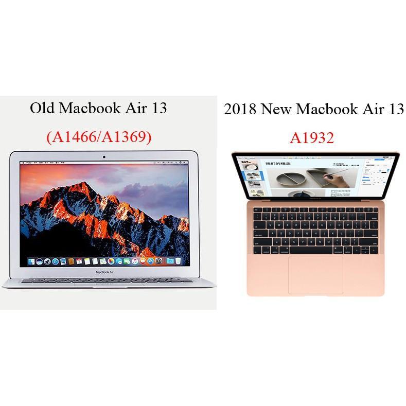 Vỏ bảo vệ màu trong suốt bóng thích hợp cho Macbook 13.3 A1466 A1369 1932 A2179 A2337