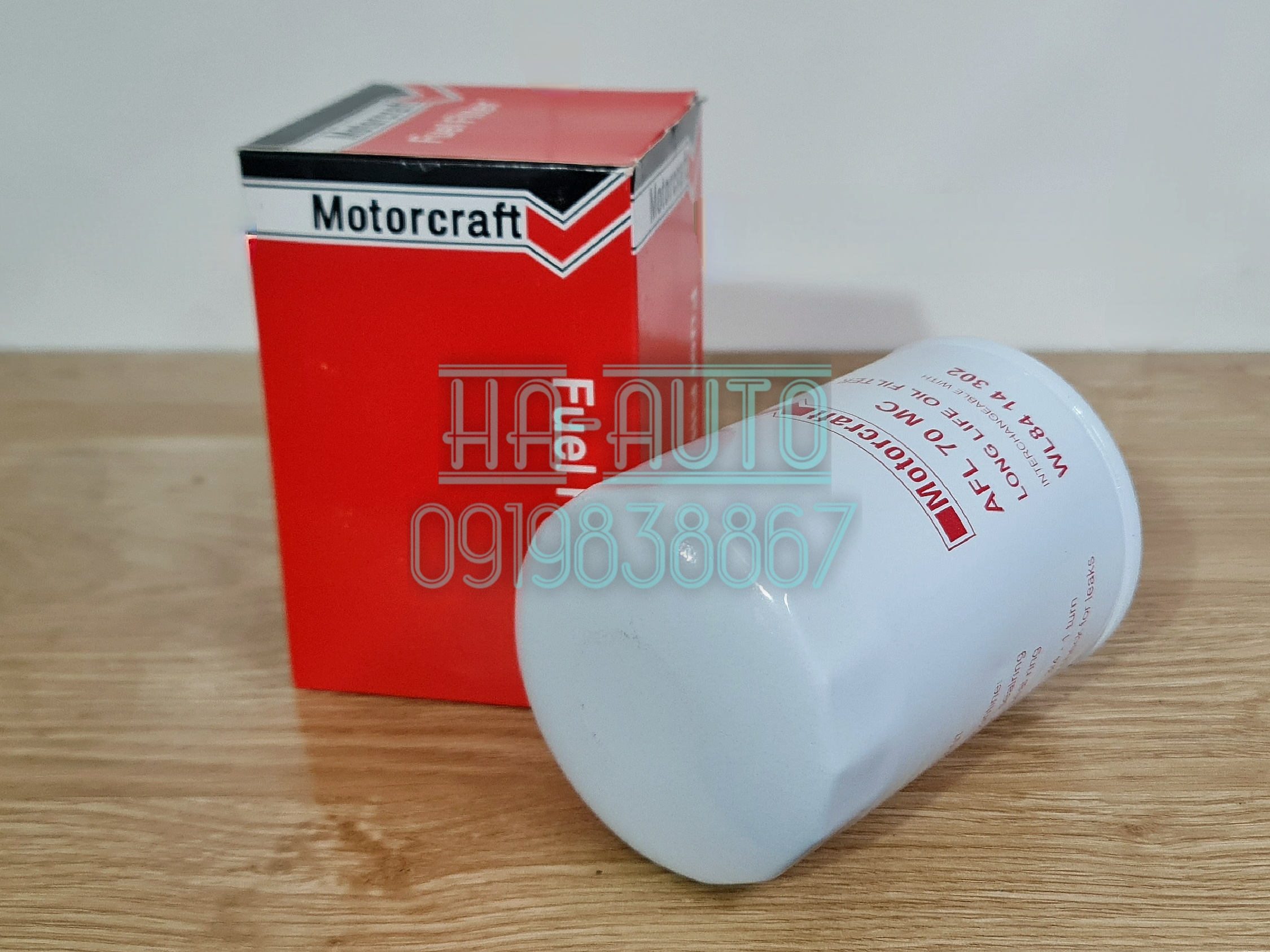 Lọc Nhớt Ford Everest 2005-2015 Sắt, Hiệu Motocraft Mã WL8414302