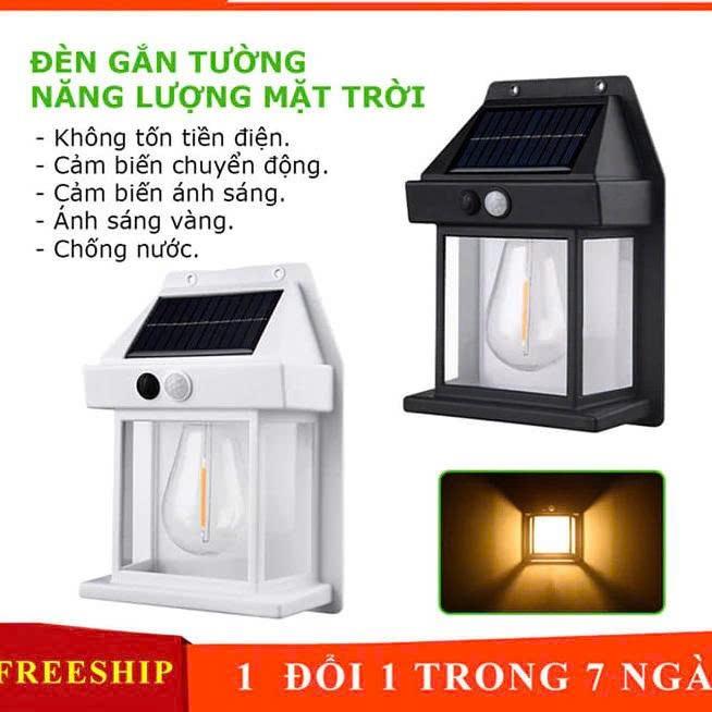 Đèn tường ngoài trời năng lượng mặt trời Cảm biến cơ thể Chuyển Động Pin Năng Lượng Mặt Trời