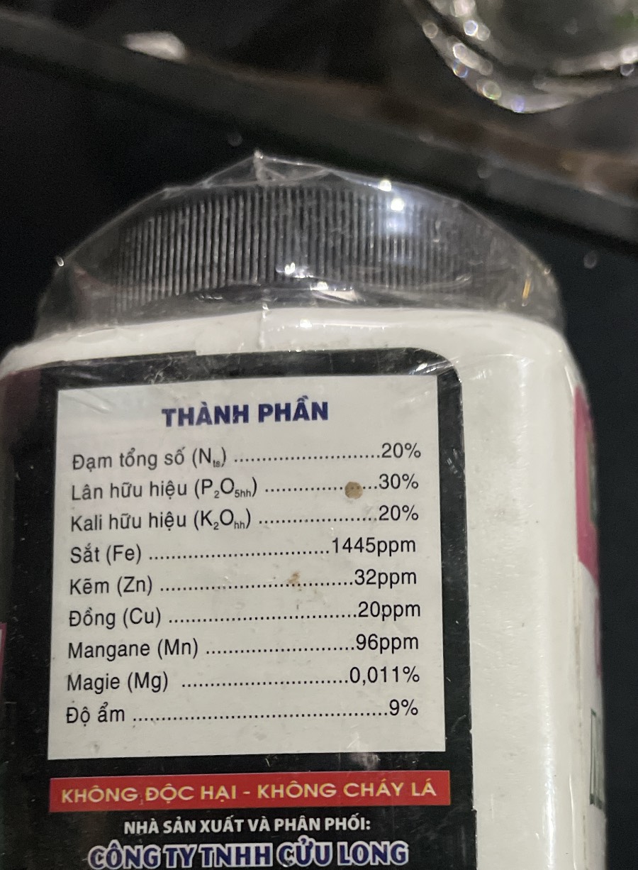 Phân Bón Lá ORCHID NPK 20-30-20+TE hộp 283gr Ra Hoa - Đậu Quả
