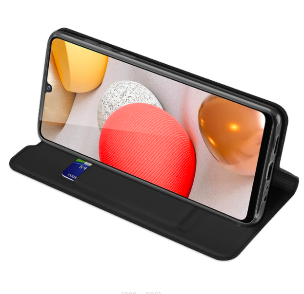 Bao da dành cho Samsung Galaxy A22 4G hiệu Dux Ducis Skin - Hàng nhập khẩu