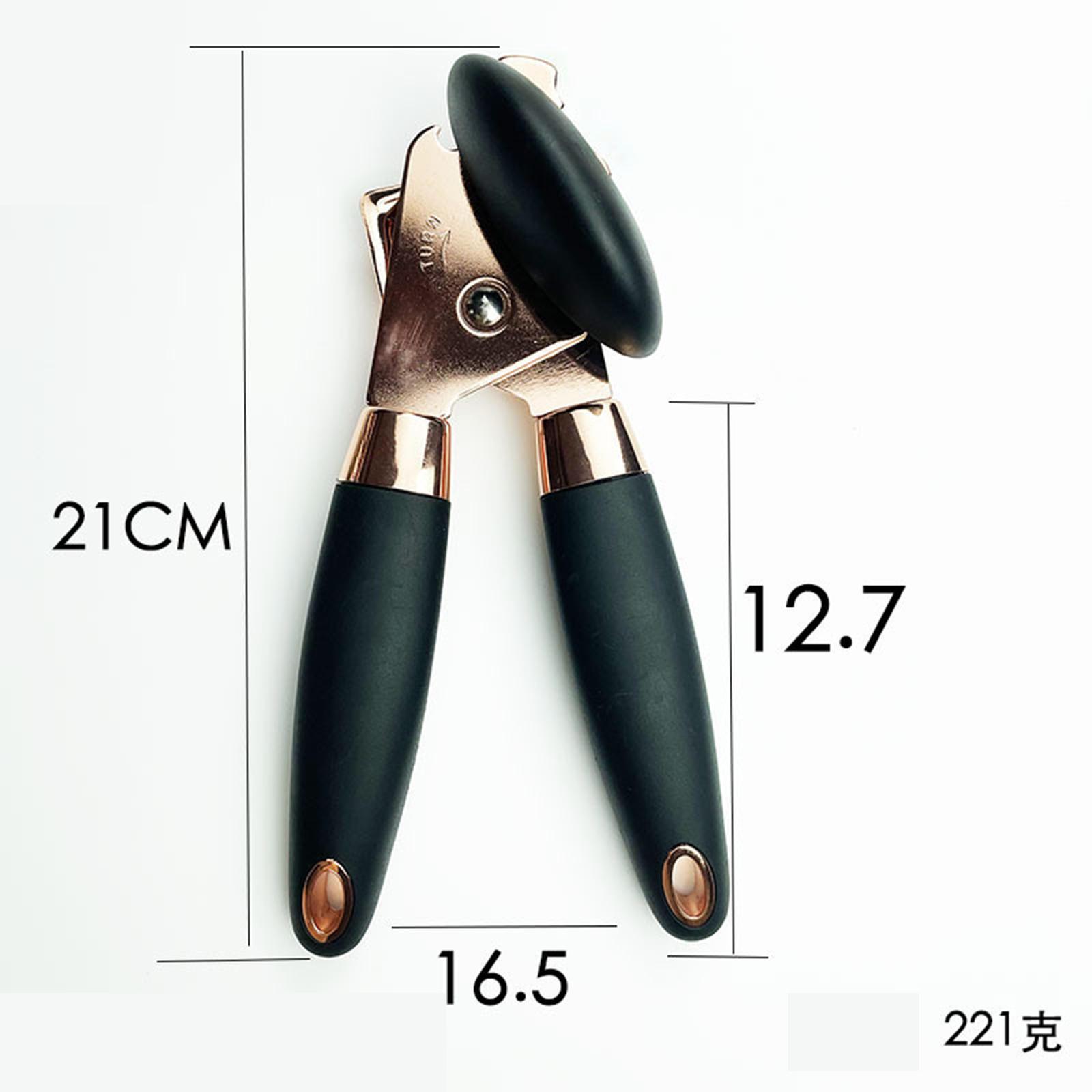 Professional Manual Can Opener Non Slip Hand Grip for Tin Beer Jar Lid