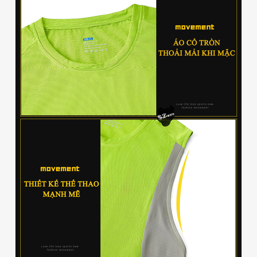 Áo ba lỗ pickleball, áo tanktop chơi pickleball