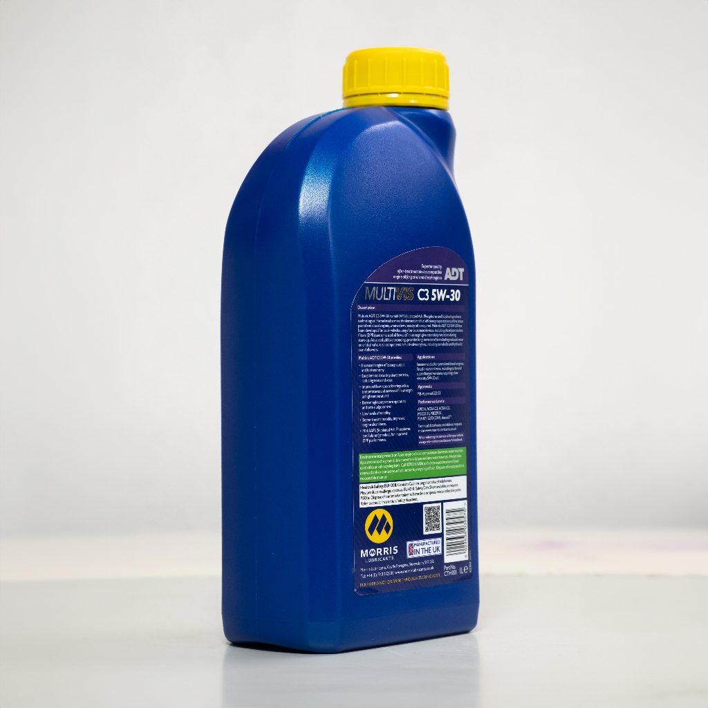 Dầu Nhớt Ô Tô Cao Cấp Tổng Hợp Cho Động Cơ Xăng - Morris Lubricants Multivis ADT C3 5W-30 / Can 1L