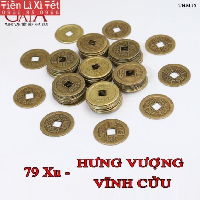 Đồng xu ngũ đế, đồng xu phong thuỷ bỏ bóp ví - Vật phẩm chiêu tài may mắn