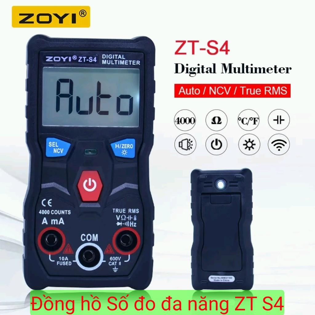 Đồng hồ vạn năng điện tử tự động chỉnh dòng đo ZT-S4 mẫu mới loại tốt