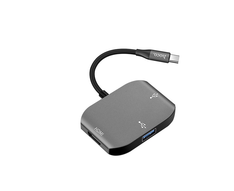 Cổng Chuyển Đổi Type-C Sang HDMI + USB3.0 + USB2.0 (HB7)