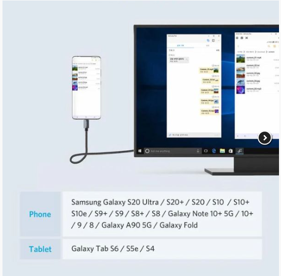 Cáp chuyển đổi cổng USB type-C sang HDMI Anker Nylon 4K A8730 dài 1.8m - Hàng chính hãng