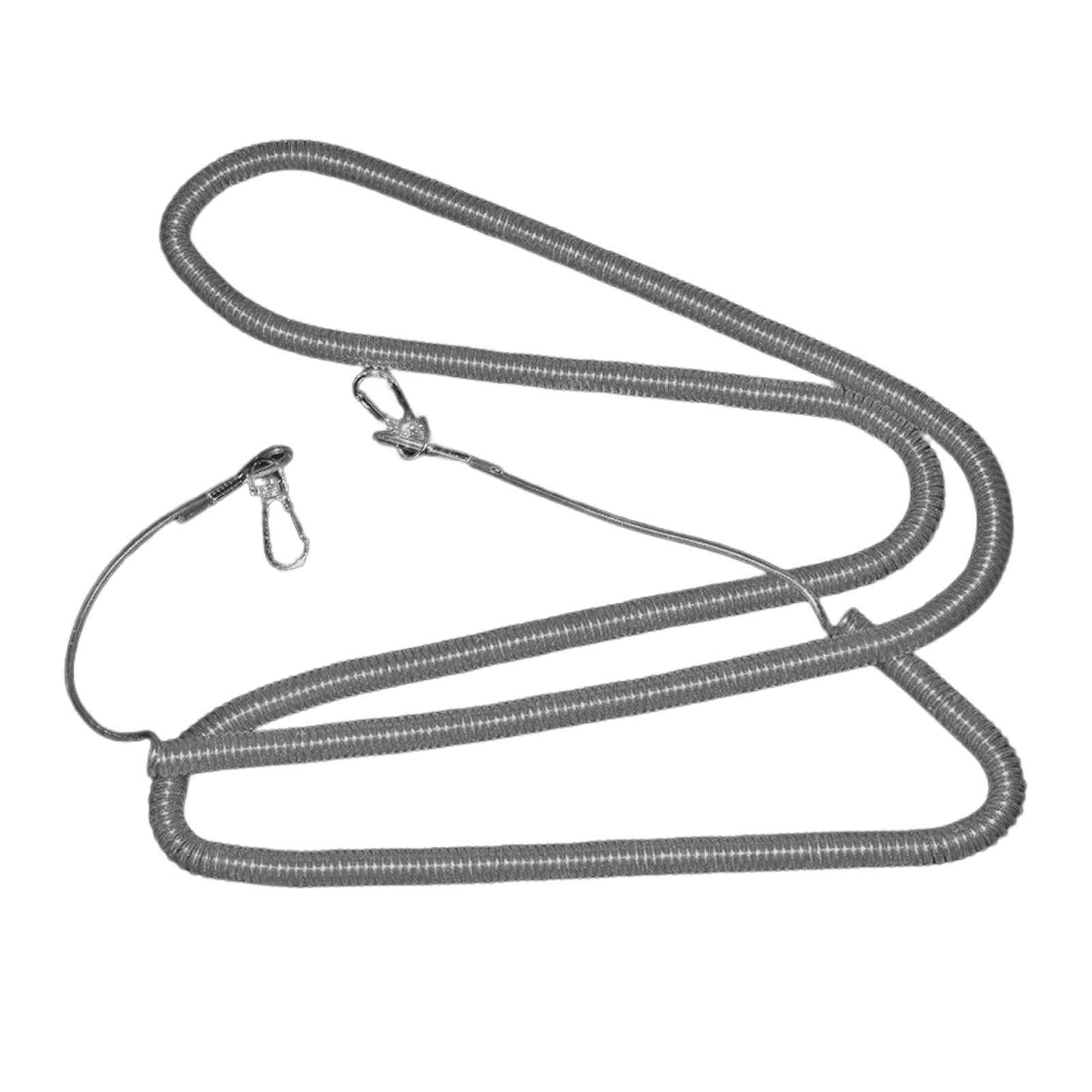 Retractable Fishing Coiled Lanyard with Carabiner Steel Wire Extension Tether for Fishing Rods, Fishing Pliers, Fishing Grips Fishing Tool