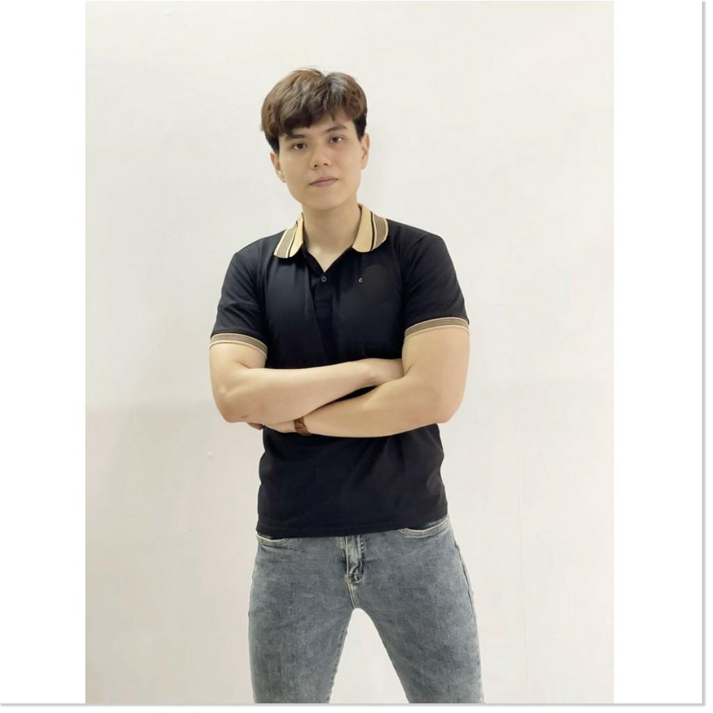 ÁO THUN CỔ TRỤ VIỀN ÁO TAY ÁO XINH XẮN,HỌA TIẾT TRƠN NHƯNG KHÔNG KÉM PHẦN SANG TRỌNG 1HIT1 FASHION