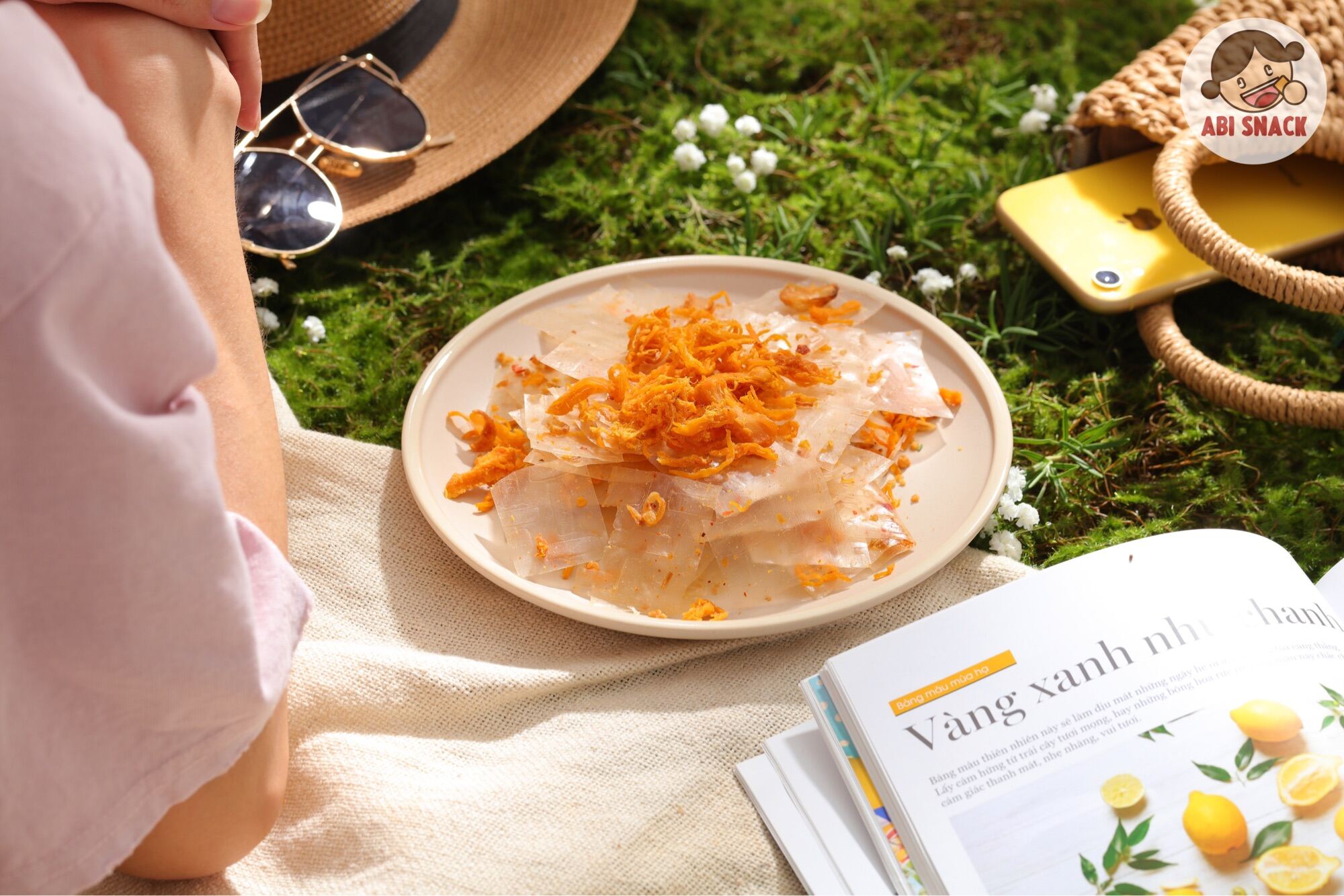 Bánh Tráng Vị Gà Quay - Bánh Tráng Gà Quay Ăn Vặt ABI SNACK