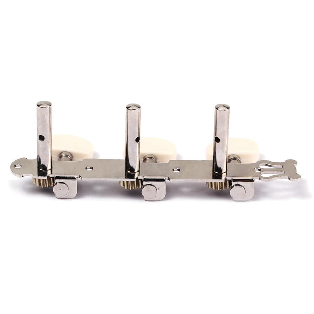 A Set Classical Guitar Tuner Tuning Keys Pegs White Machine Heads