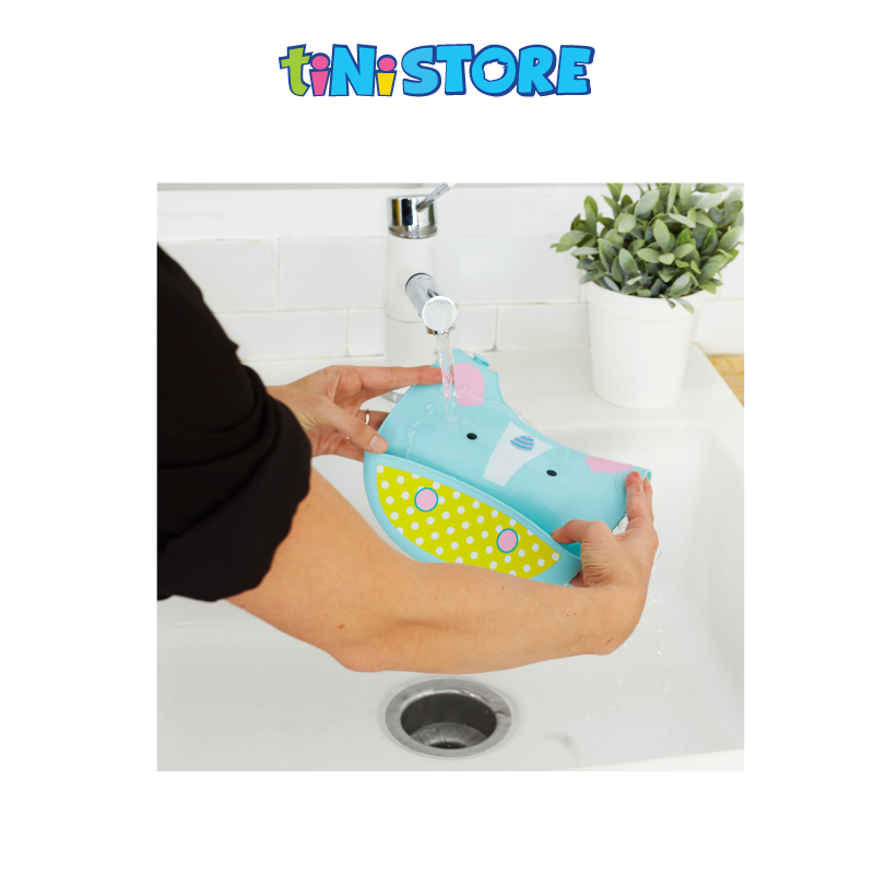 TiNiStore-Yếm ăn dặm silicone Zoo Skip Hop - Unicorn 232204