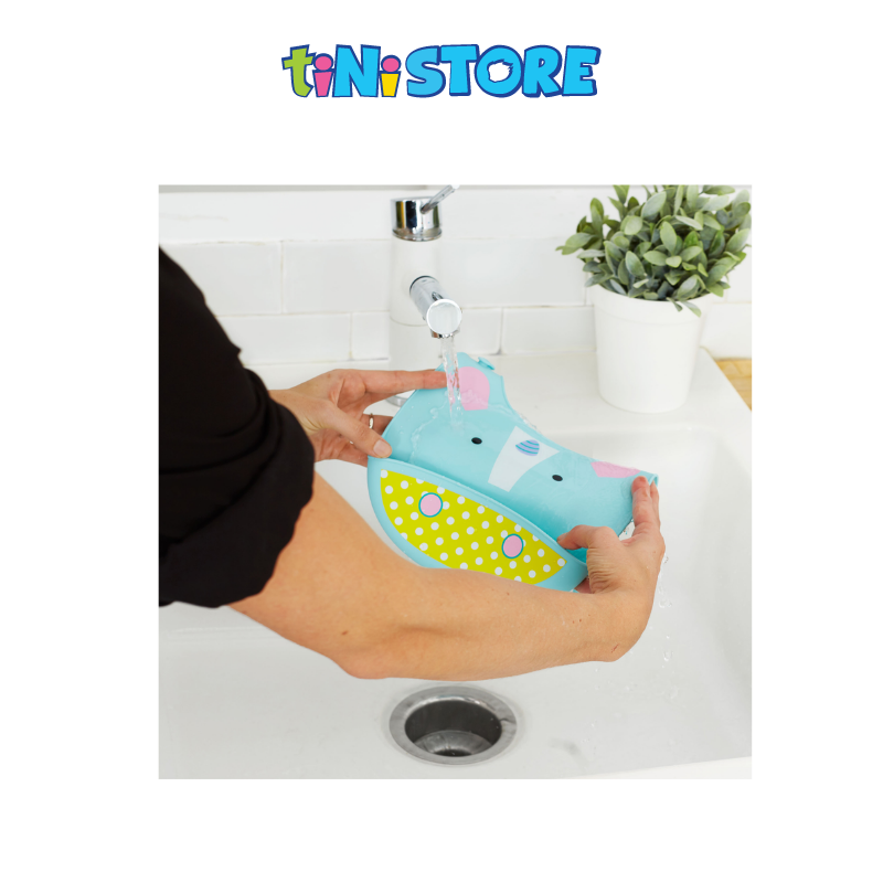 tiNiStore-Yếm ăn dặm silicone Zoo Skip Hop - Unicorn 232204