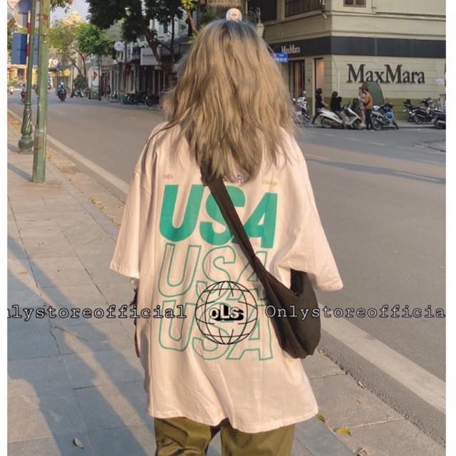Set áo usa+quần dáng rộng