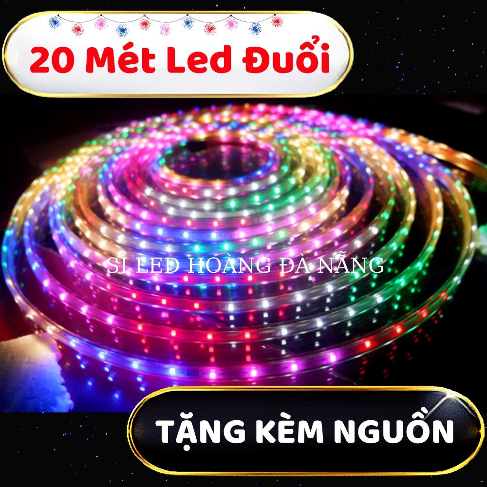 Dây đèn led nháy đuổi 2835- Tặng kèm nguồn, Dây đèn led đủ màu ,đèn led trang trí led đuổi