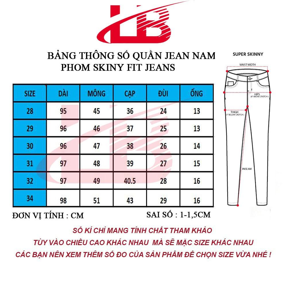 Quần jeans nam LB co giãn rách gối cá tính DNHQ9861