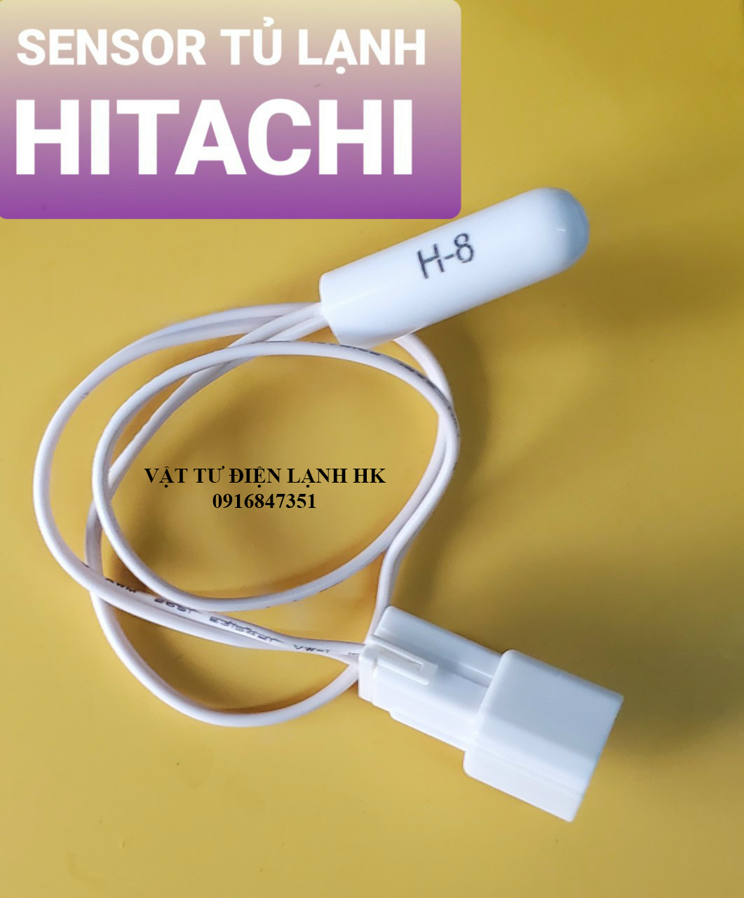Sensor dùng cho tủ lạnh HITACHI H-8 - Đầu dò cảm biến nhiệt độ tl Hi H8