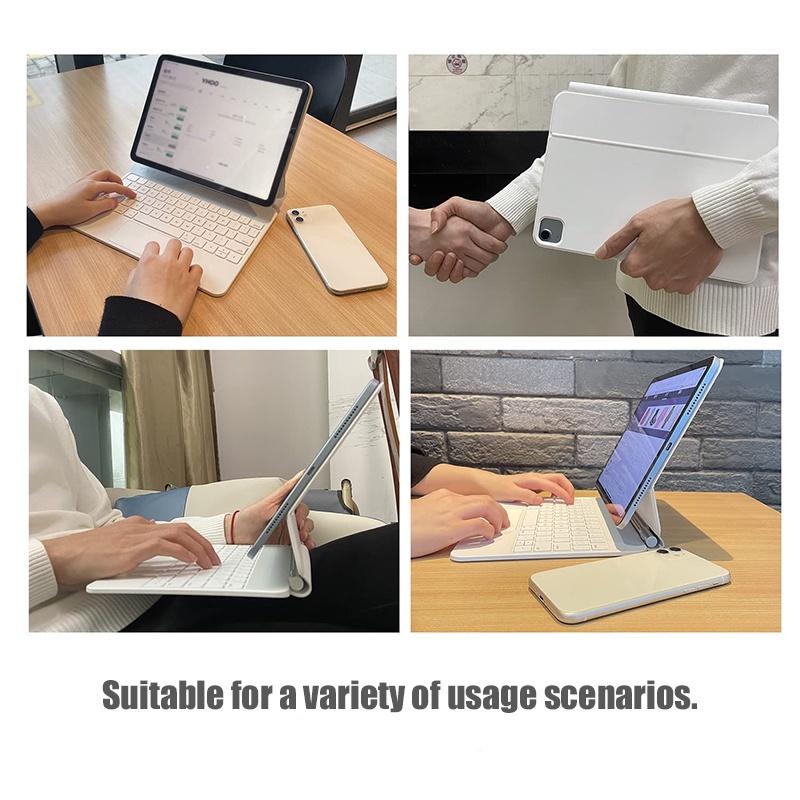 A1860 - A1890 - Bàn Phím Bluetooth Magic Dành Cho iPad Pro 11 12.9 Air 4 5 Gen 10th 10.9