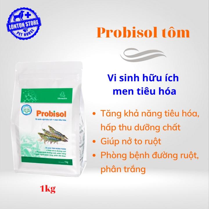 Probisol tôm, vi sinh vật hữu ích và enzyme tiêu hóa cho tôm, gói 1kg - Lonton store
