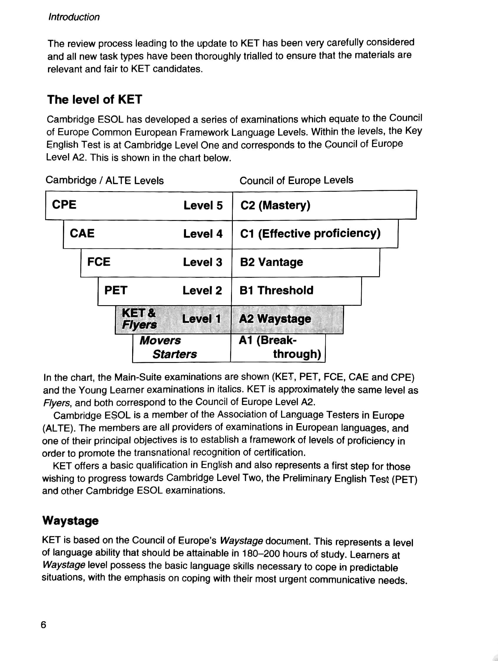 Cambridge Key English Test 1 Teacher's Book