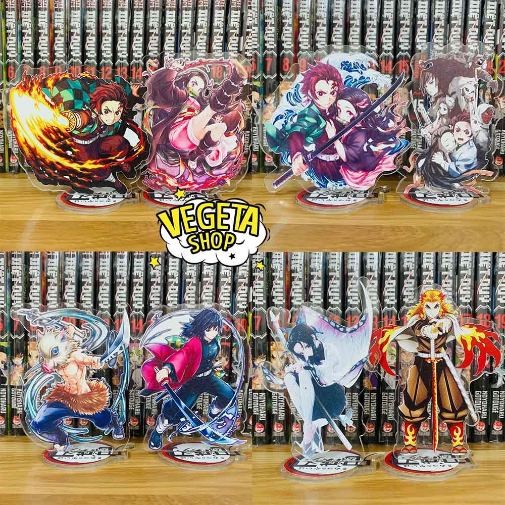 Mô Hình Tượng Standee Acrylic Mica 1 mặt - Thanh Gươm Diệt Quỷ Kimetsu No Yaiba - Tanjiro Nezuko Giyu Rengoku