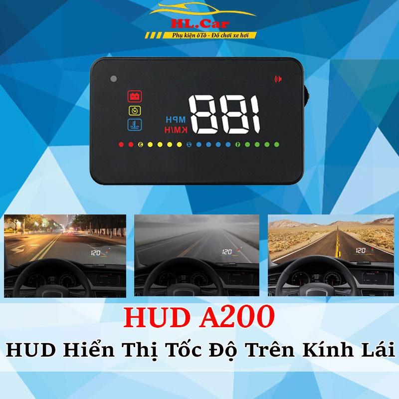 HUD Ô Tô Hiển Thị Tốc Độ Trên Kính Lái – HUD A200