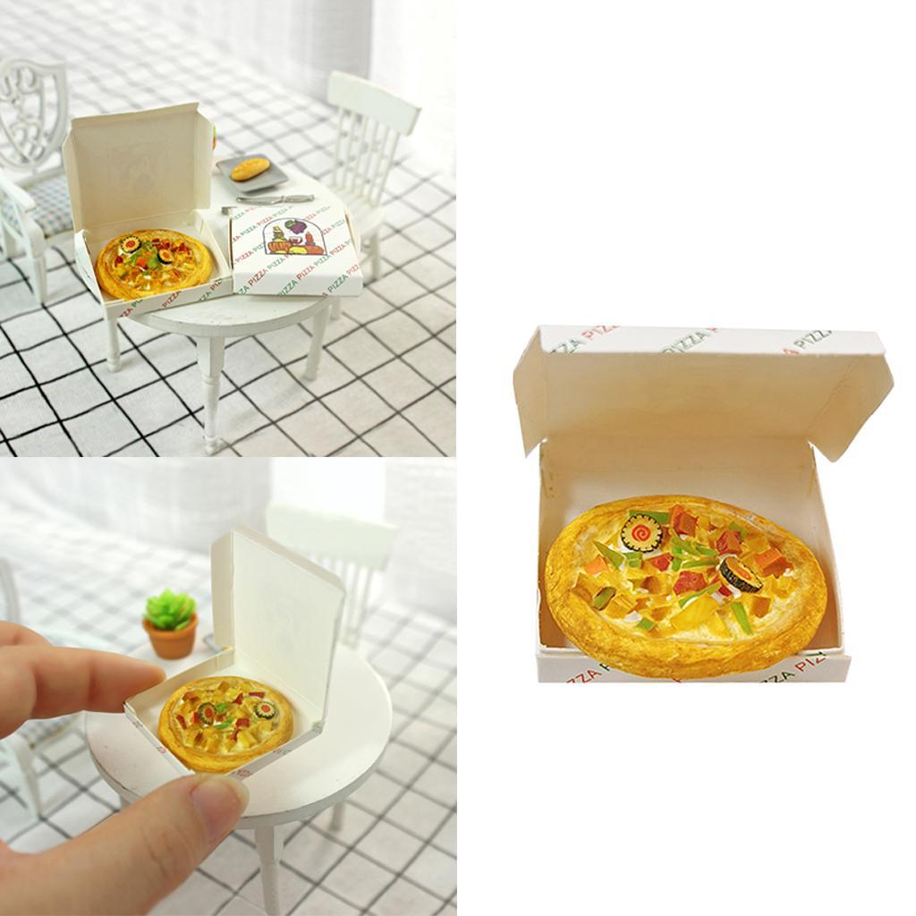 1:12 food Ornament DIY Pizza Miniature Dollhouse Decoration