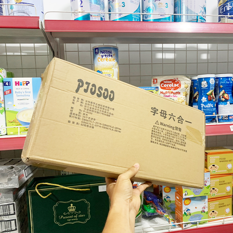 Đồ chơi câu cá gỗ kèm số tư duy và bảng chữ cái 6 in 1