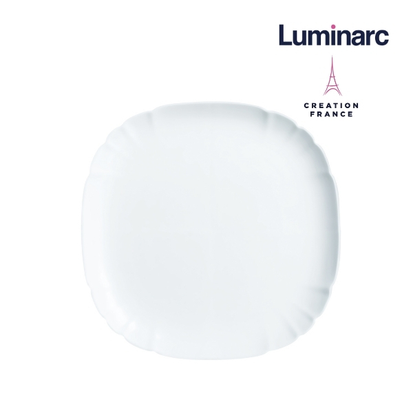 Bộ 2 Đĩa Thuỷ Tinh Luminarc Evolution Trắng 27cm- LUEV63371