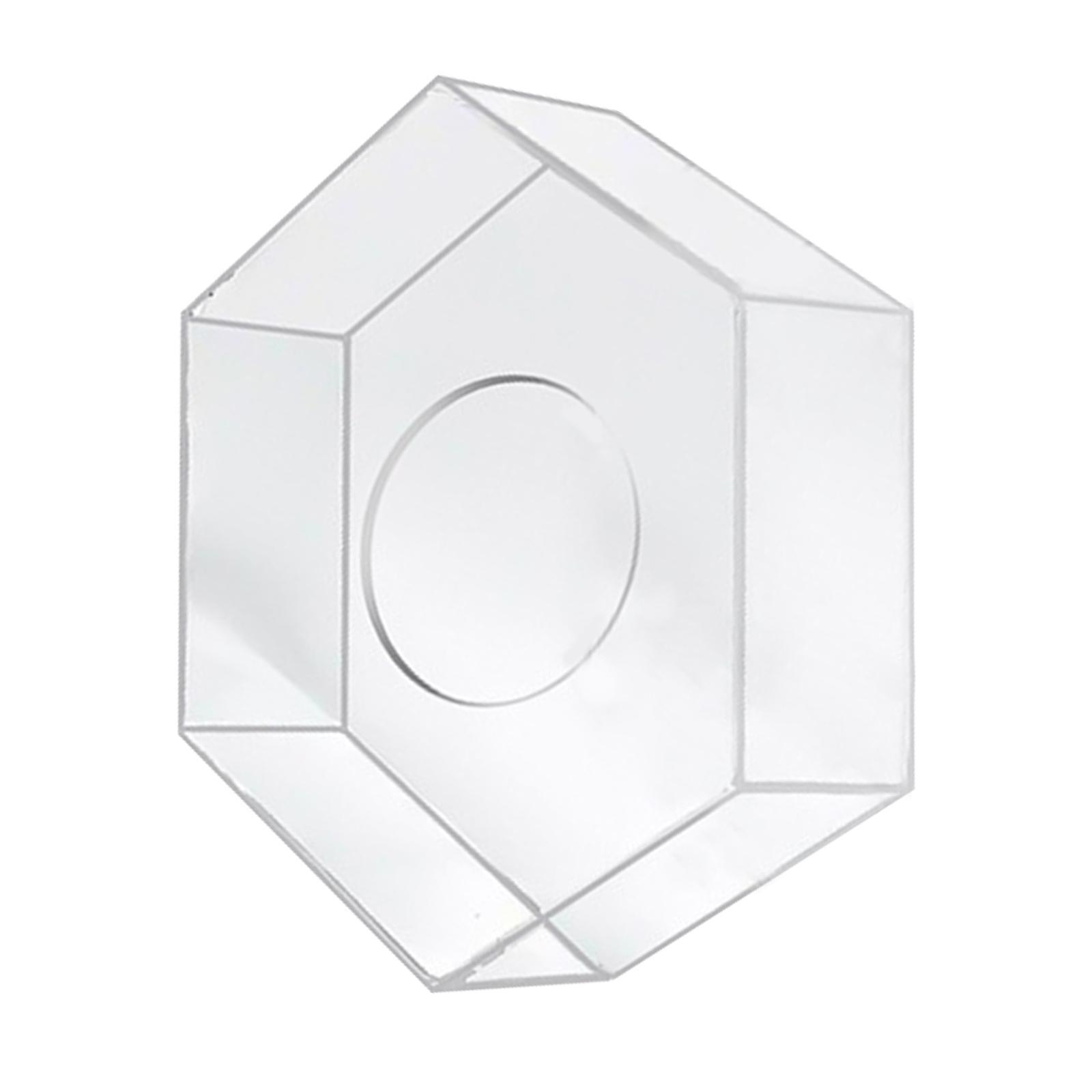 Clear Acrylic Cake Stand Hexagon Cake Tier for Wedding Display Food Birthday