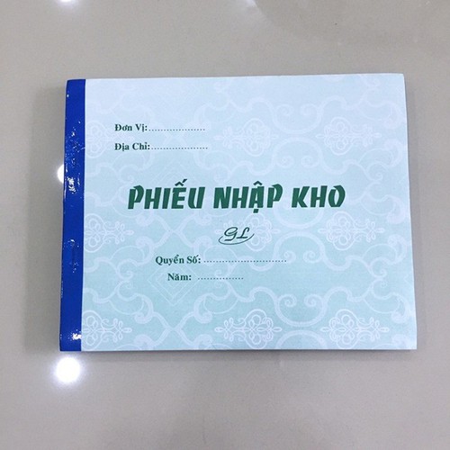 Combo 10 cuốn Phiếu nhập kho 3 liên - 16 x 20cm